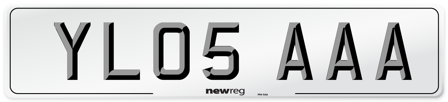 YL05 AAA Number Plate from New Reg
